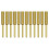Diamond Chainsaw Sharpener Titanium Plated Burr Stone 12 Pcs 7/32" 1