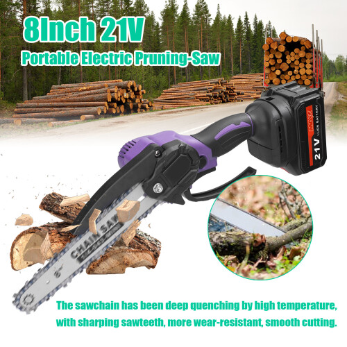 21V 8in Akku-Sägenmotor Einhand-Prun...