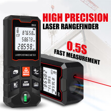 ANENG 60m Laser Measure LCD Digital Bubble Level