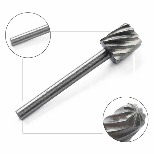 10 Stk Hartmetall-Fräser 1/8'' Schaft für Fräsen 2