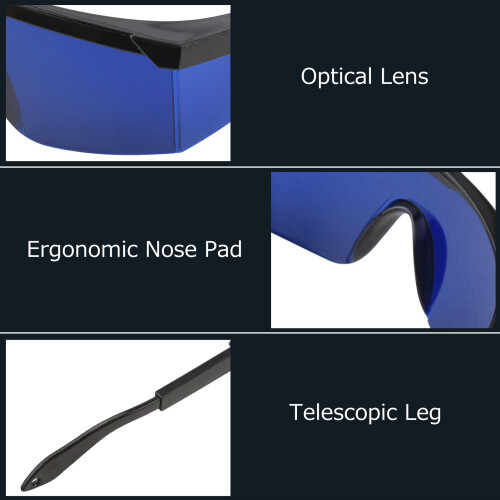 Optische Schutzbrille 190-540nm Teleskopbein 2