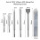 5PCS 250mm SDS S-harp Chisel Brick Stone Concrete Widening 3