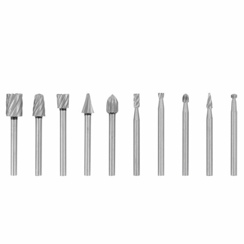 10 Stk Hartmetall-Fräser 1/8'' Schaft für Fräsen 1