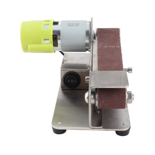 Mini-Elektroschleifband mit 10x 30mm Schleifpapier 2