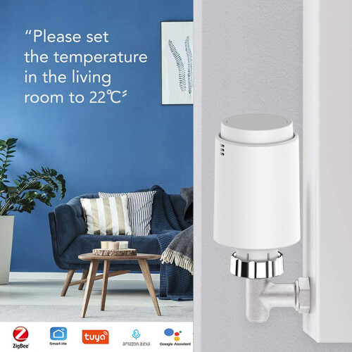 Intelligent Temp-Control-Ventil Thermostat ZigBee APP Fernbedienung