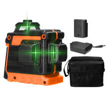 Mini 12-Linien grüner Laserwaage 3 selbstnivellierend USB