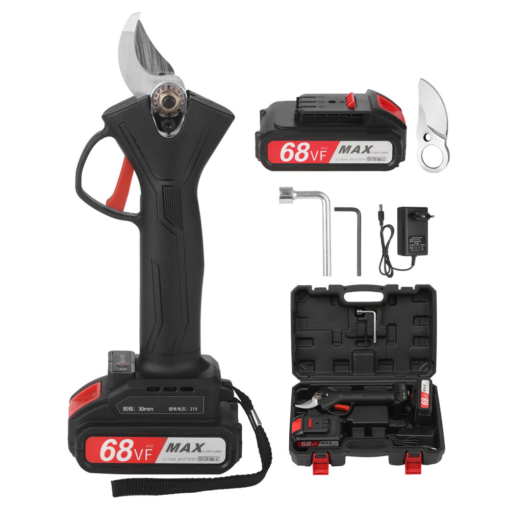 21V Brushless Cordless Pruning Shears 2 Pack 2.0A 30Mm Cut 4 Gear 610830859183