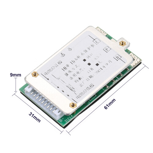 10S 15A 36V Li-ion BMS Board with Balance Function