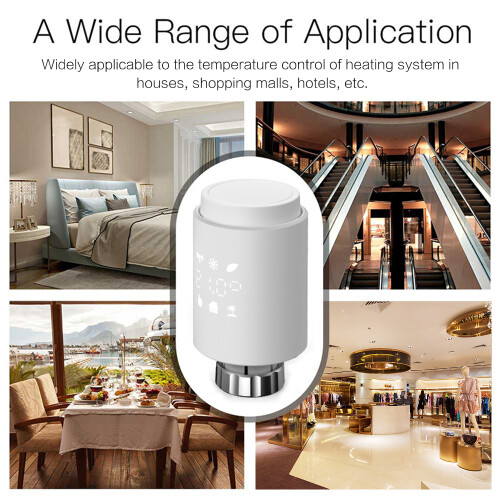 Intelligent Temp-Control-Ventil Thermostat ZigBee APP Fernbedienung 1