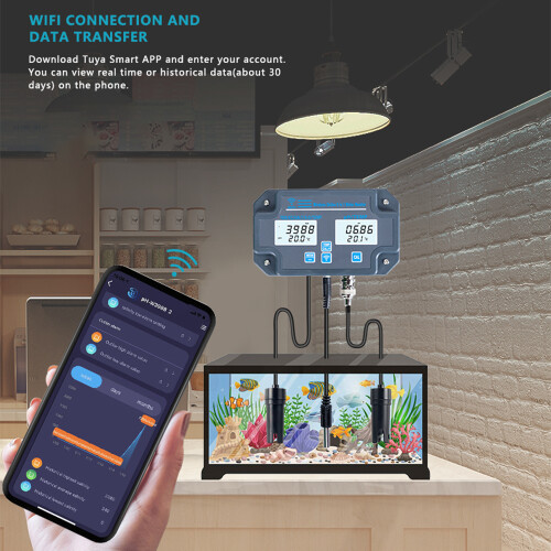 WLAN-Wasserqualitätstester 6-in-1 pH/EC/TDS/Salz/SG/Temperatur App 2