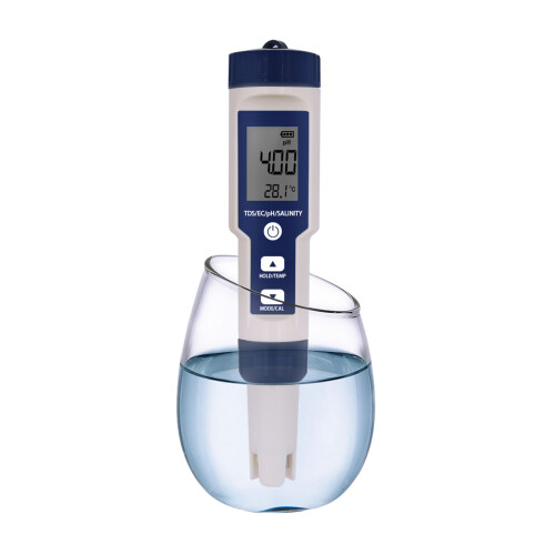 5-in-1-Wasserqualitätsmesser pH TDS EC Temp Salinität wasserdicht 1