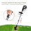 24V Cordless Grass Trimmer 2 Pack 7500mAh Multi-Function 3