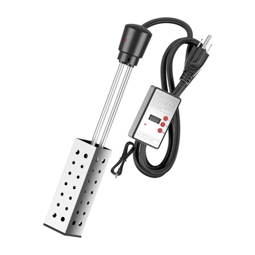 (#699) 2000W Immersion Water Heater, Portable Water Heater, Portable Bucket Heater Electric With 304 Stainless Steel, Bucket Heater 749655510839