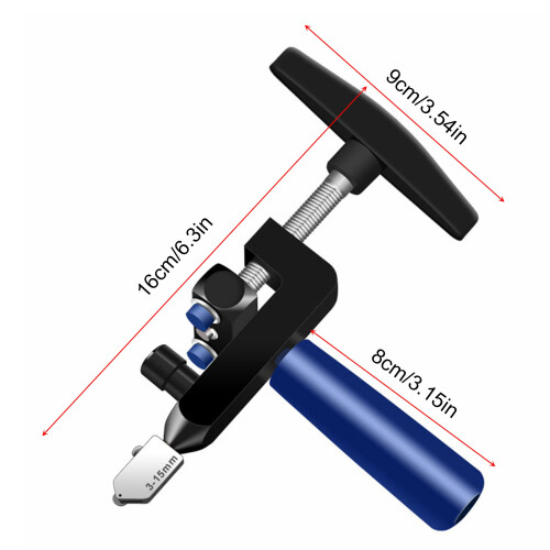 Tragbarer Glas-Keramik-Trenner Handheld Multifunktional 2