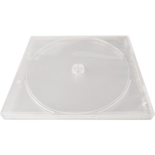 Clear CD Cases 10-Pack, Portable Waterproof DVD Case Replacement, Transparent Plastic CD/DVD Protection 2