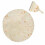 Baby-Wickeldecke, weiche Acetatfaser, runde Form, 3