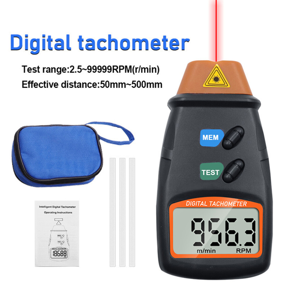 Handheld Laser Tachometer 2.5-99999Rpm 610830850401