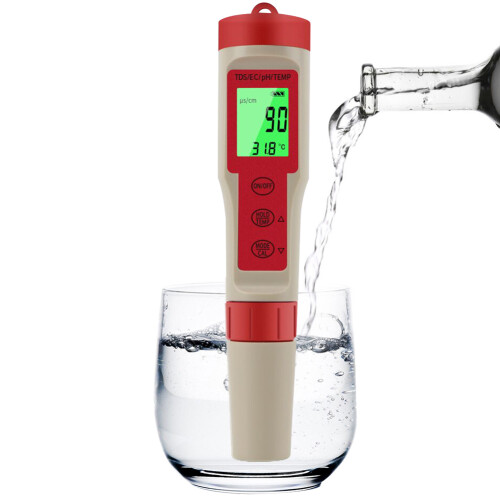 PEZ9908 Wasserqualitätsmesser pH, TDS, EC, Temp