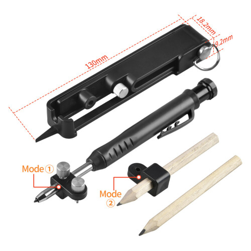 Portable Contour Gauge Woodworking DIY Scribing Tool 2