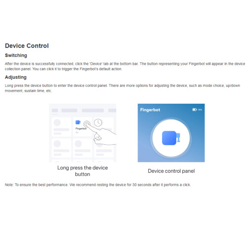 Mini-BT Fingerbot Touch APP Sprachsteuerung Timer 2