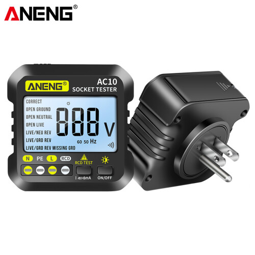 ANENG AC10 Digital-Steckdosenprüfer US Phase Spannung 1