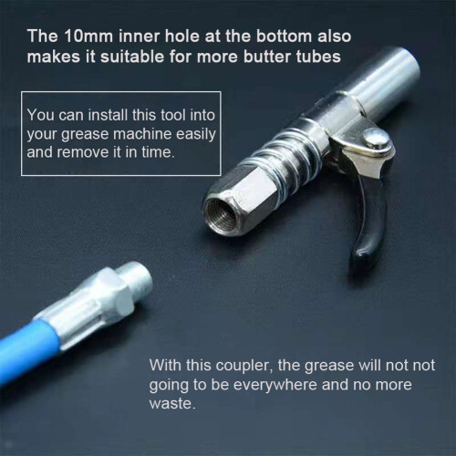 Heavy-Duty Quick Release Grease Coupler for High Pressure Nozzle 2