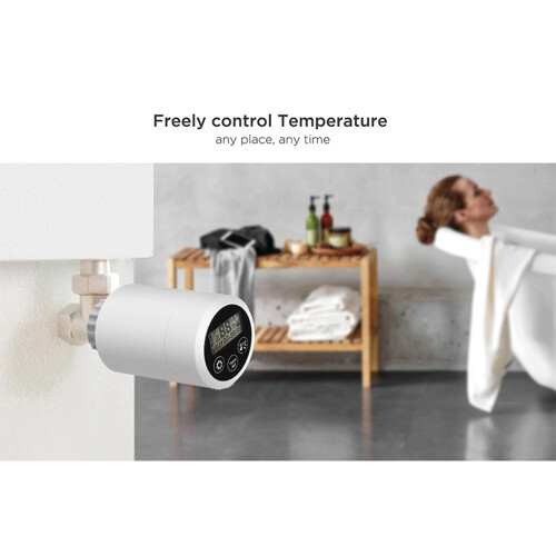 Intelligent Temp-Control-Ventil Thermostat ZigBee APP Fernbedienung 1