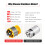 21V Brushless Mini Cordless Chainsaw 8-inch Pruning Saw 6.0Ah 2