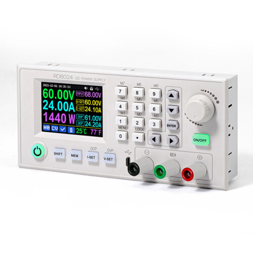 2,4-Zoll-Farbdisplay-Stromversorgung, 5 Sprachen, DC 1