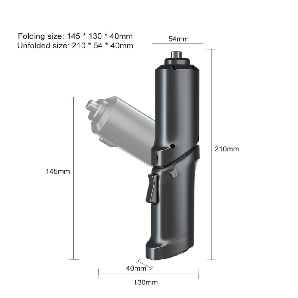 3.5N/M 12Pcs Electric Screwdriver Usb Rechargeable Foldable Led 610830848767