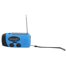 Kurbel-Solar-Notfallradio 2000mAh AM/FM inkl. Taschenlampe