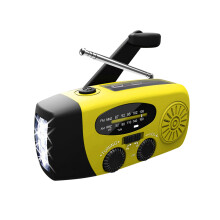Kurbelkurbel-Solar-Notfallradio 1200mAh AM/FM Taschenlampe