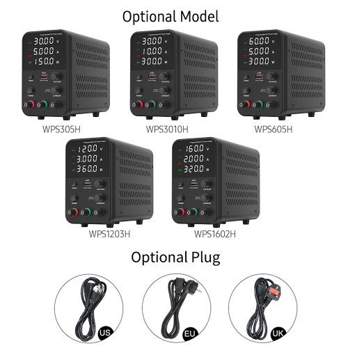 Netzteil 160V 2A Digital CV CC USB Alarm Encoder