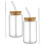 2 Sets Kaffeetassen Mit Bambusdeckeln Und Strohhalmen 10