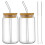 2 Sets Kaffeetassen Mit Bambusdeckeln Und Strohhalmen 5