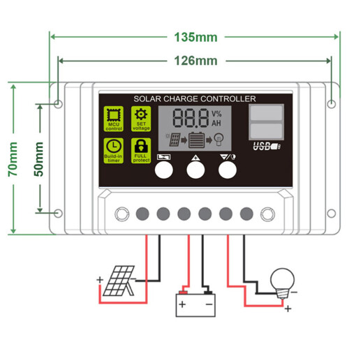 12V 24V Automatischer Universal Identifikationscontroller 30A 1