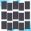30 Unidades Papel De Negro Semitransparente 4