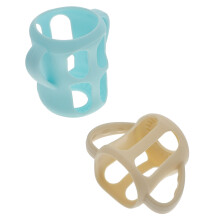 2pcs baby bottle covers nursing anti-fall sleeves assorted colors