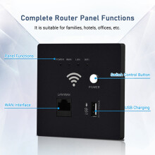 WLAN-Router 300M AP USB Wandhalterung WPS