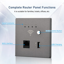 WLAN-Router 300M AP USB Wandhalterung WPS