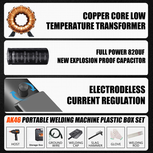 220V 3900W Portable Welding Machine with LED Display