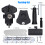 4 Inch Electric Drill Modified to Chainsaw Attachment Woodworking Tool 1