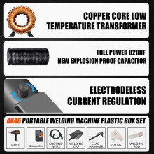110V 2700W Portable Welding Machine with LED Display