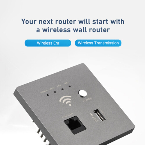 WLAN-Router 300M AP USB Wandhalterung WPS 1