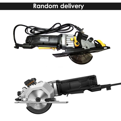 Mini Circular Saw 4.8A 4.5" Compact Laser Guide Wood Tile Plastic 1
