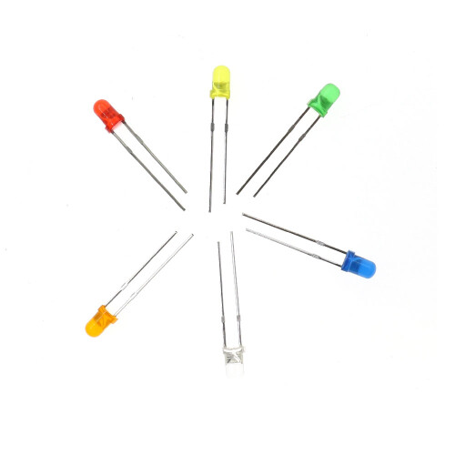 15-farbige 3mm LED-Dioden Set High CRI Augenschutz 2