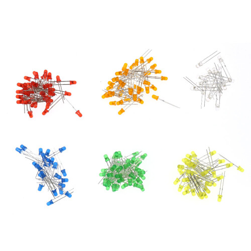 15-farbige 3mm LED-Dioden Set High CRI Augenschutz 1