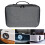 Projector Storage Case Gray Protective Case For Office Home Outdoor Use Easy Use 4