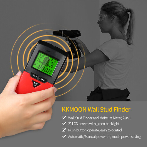 Handheld 2-in-1 Wall Stud Finder & Level Gauge 1