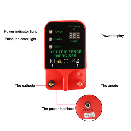 Wasserdichter Elektrozäungenerator 2 Modi 1